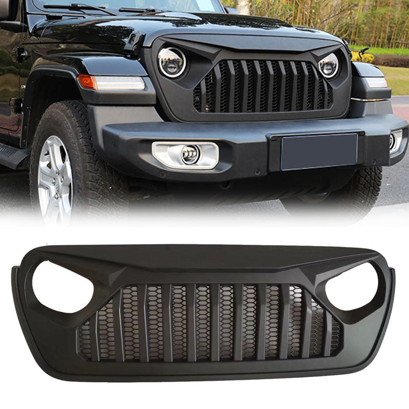 Wrangler/Gladiator Angry Style Grille - 4th GEN, 2018-2022